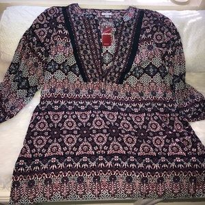 Tunic top (Avenue)-New